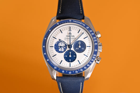 Omega Speedmaster 'Silver Snoopy Award' 50th Anniversary - Full Set - NEW