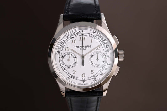 Patek Philippe Chronograph White Opalin Dial 5170G-001 - Full Set - NEW 2016