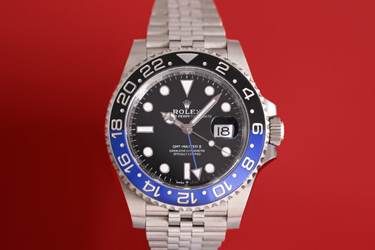 Rolex GMT Master II Batgirl 126710BLNR - Full Set