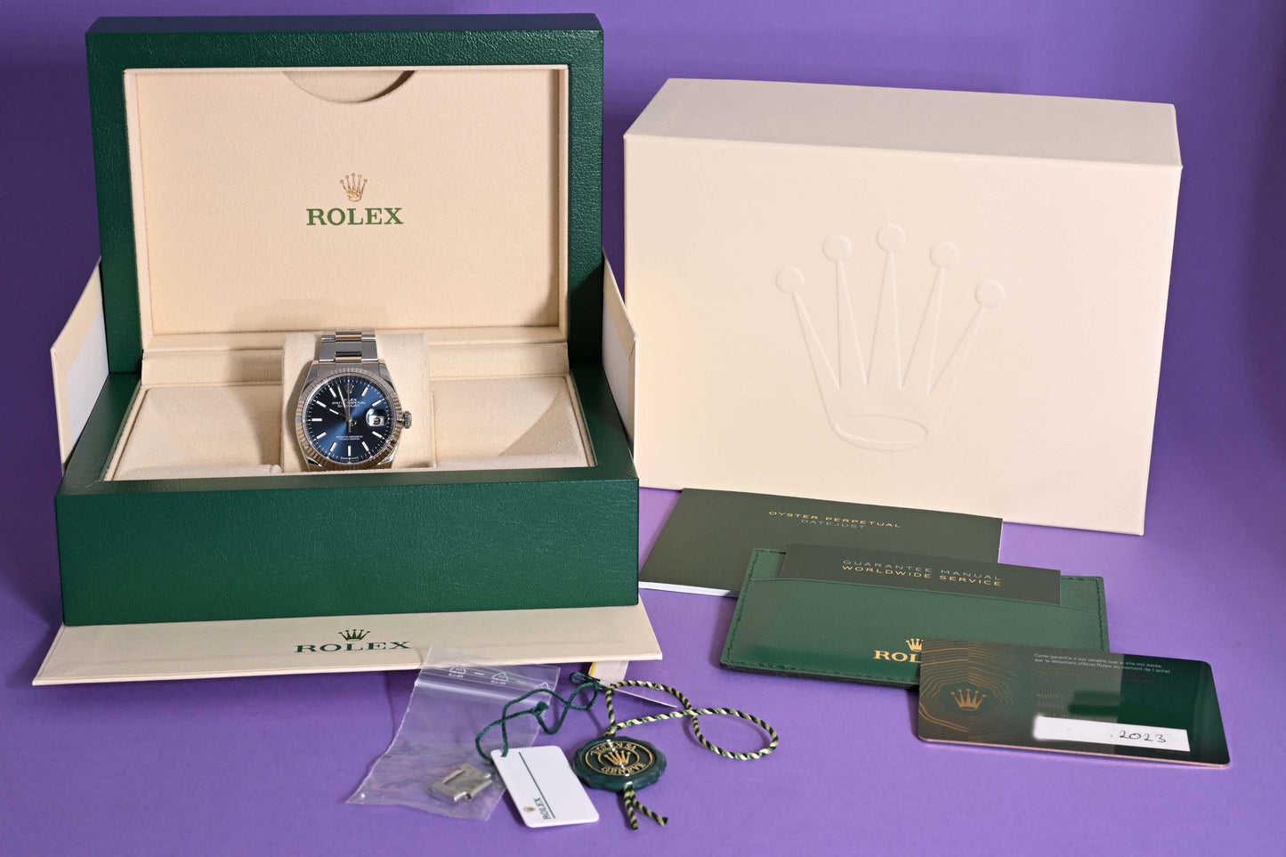 Rolex Oyster Perpetual Datejust 126234 - Blue Dial - Full Set