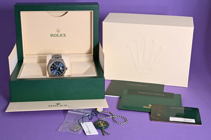 Rolex Oyster Perpetual Datejust 126234 - Blue Dial - Full Set