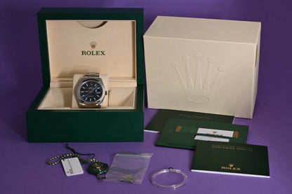 Rolex Datejust 41 - 126300 - Blue Dial - Full Set - LC100
