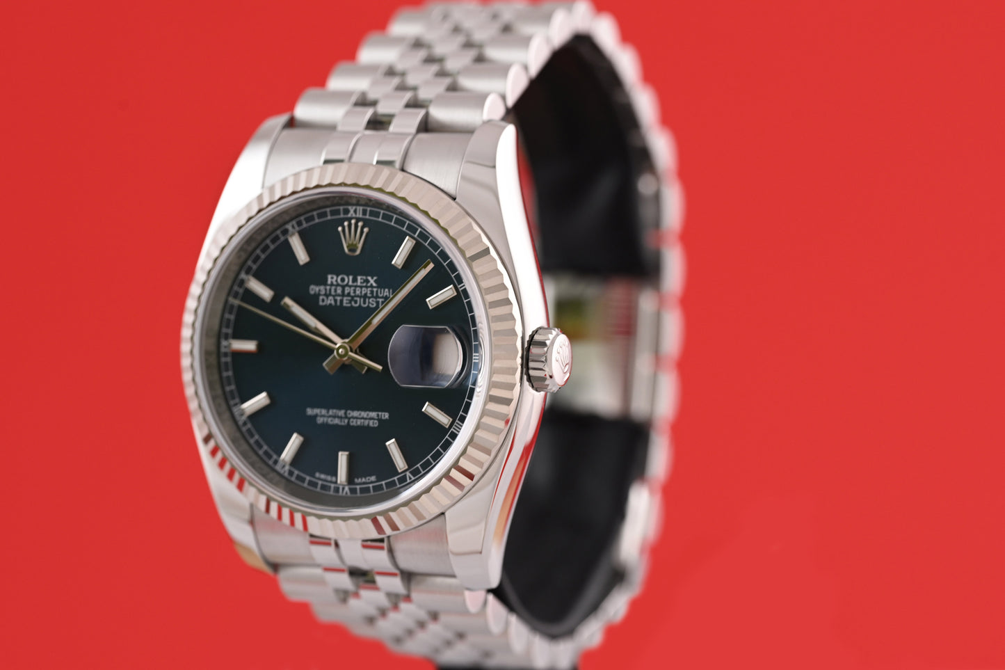 Rolex Oyster Perpetual Datejust 116234 - Blue Dial - Full Set - LC100