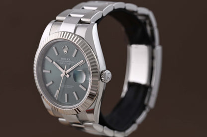 Rolex Datejust 41 - 126334 - Green Dial - Full Set