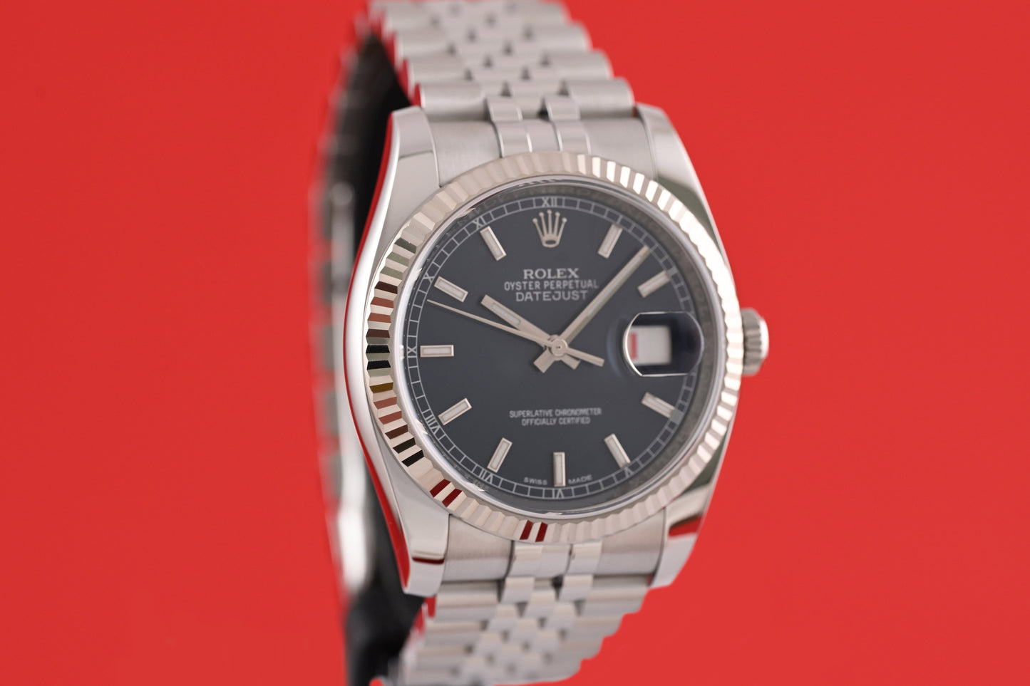 Rolex Oyster Perpetual Datejust 116234 - Blue Dial - Full Set - LC100
