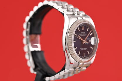 Rolex Oyster Perpetual Datejust 116234 - Blue Dial - Full Set - LC100