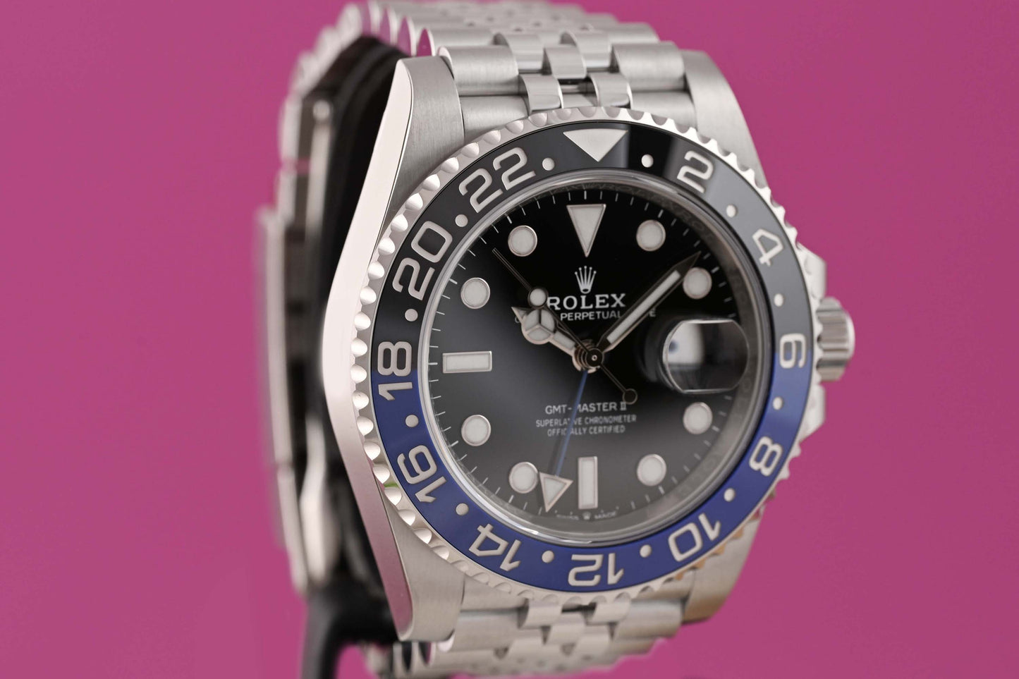 Rolex GMT Master II Batgirl 126710BLNR - Full Set - NEW - LC100 - Sticker