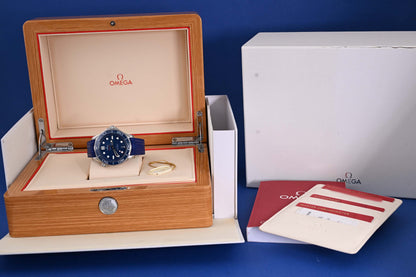 Omega Seamaster Diver 300M - Blue Dial - Full Set