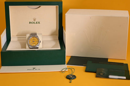 Rolex Oyster Perpetual 36mm 126000 - Full Set - Yellow - Like NEW