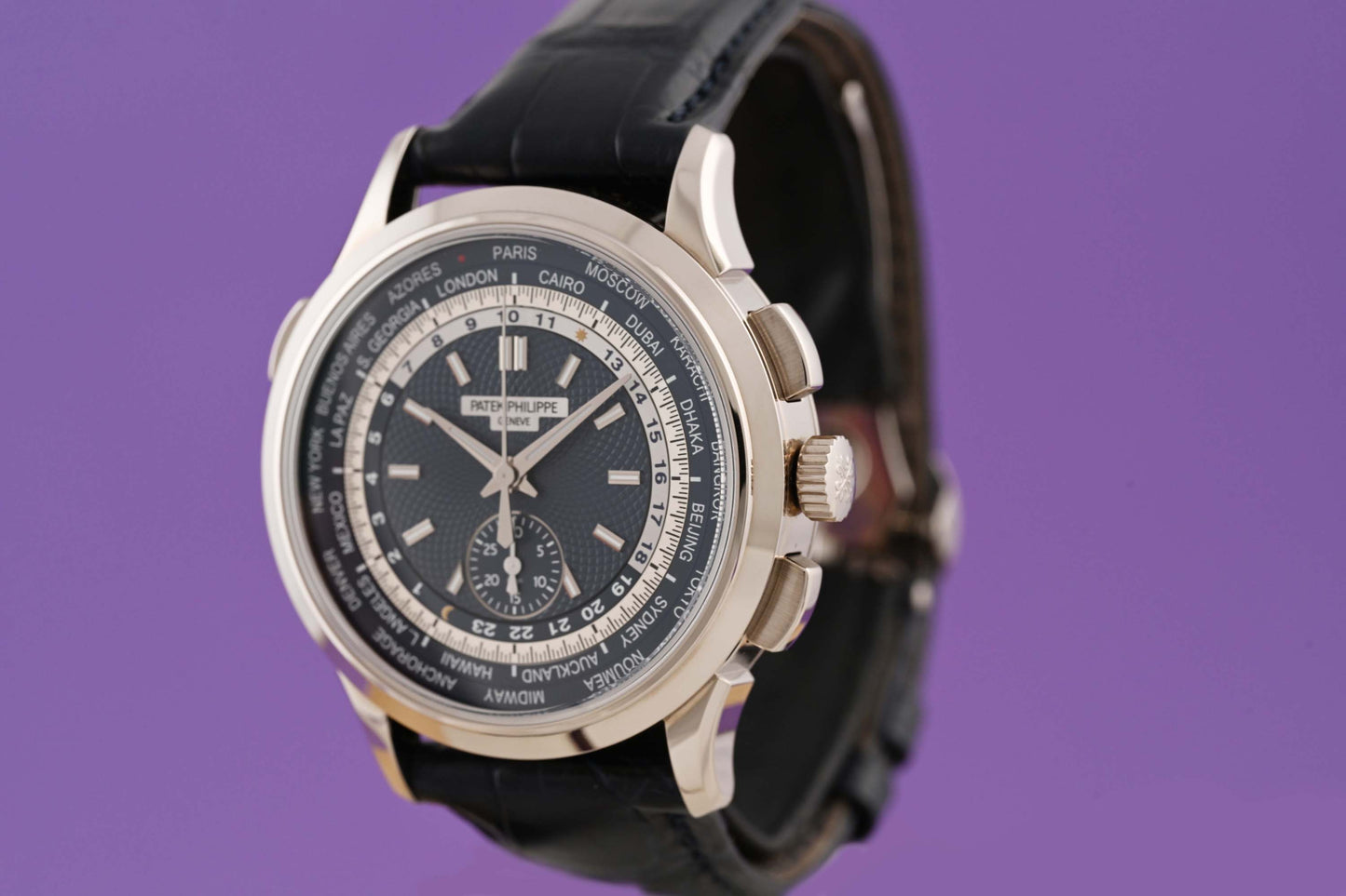 Patek Philippe World Time 5930G-010 - Blue Dial - Full Set - Like New 2022