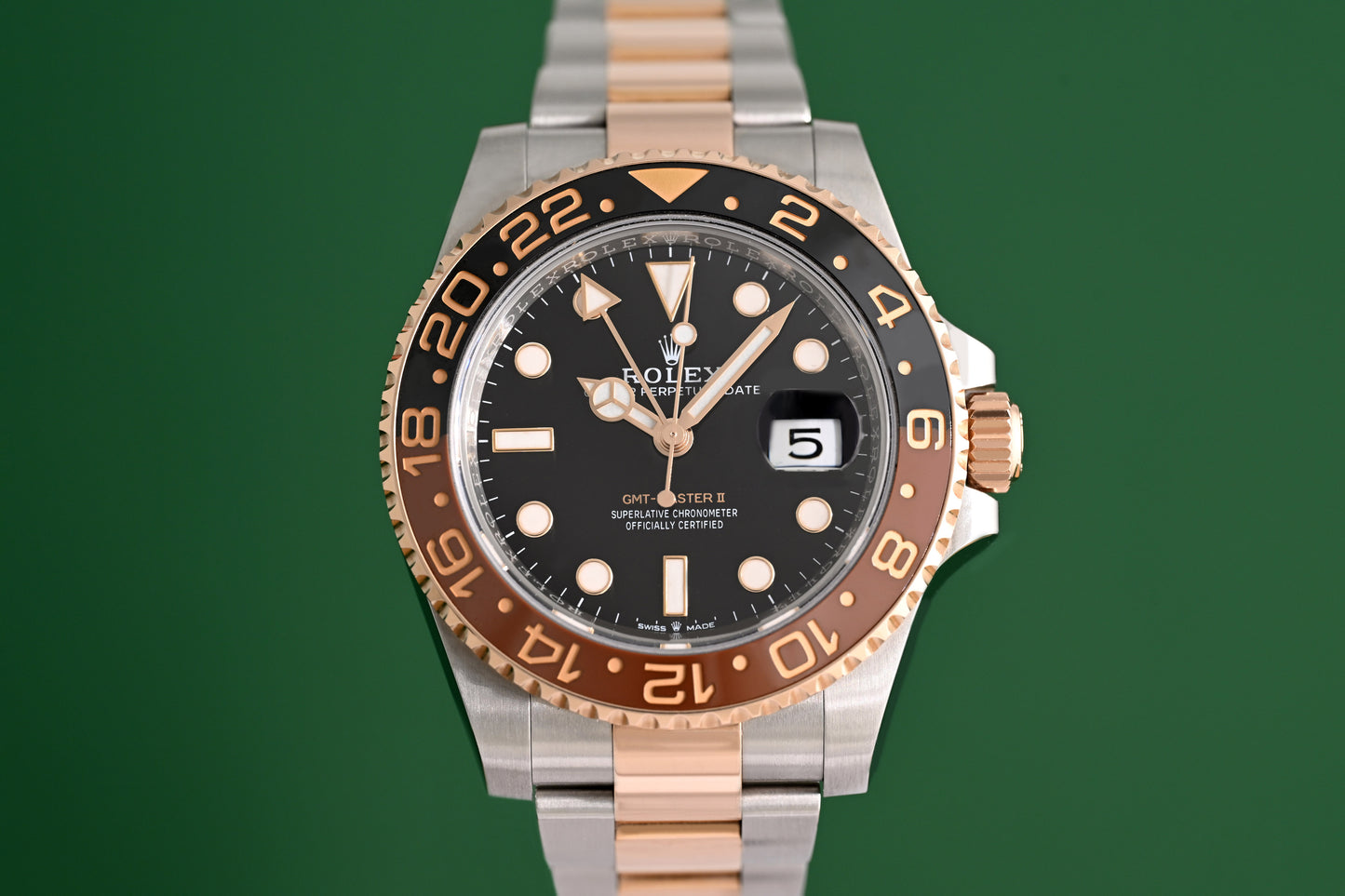 Rolex GMT Master II Rootbeer Stahl/Roségold - 126711CHNR - Like New