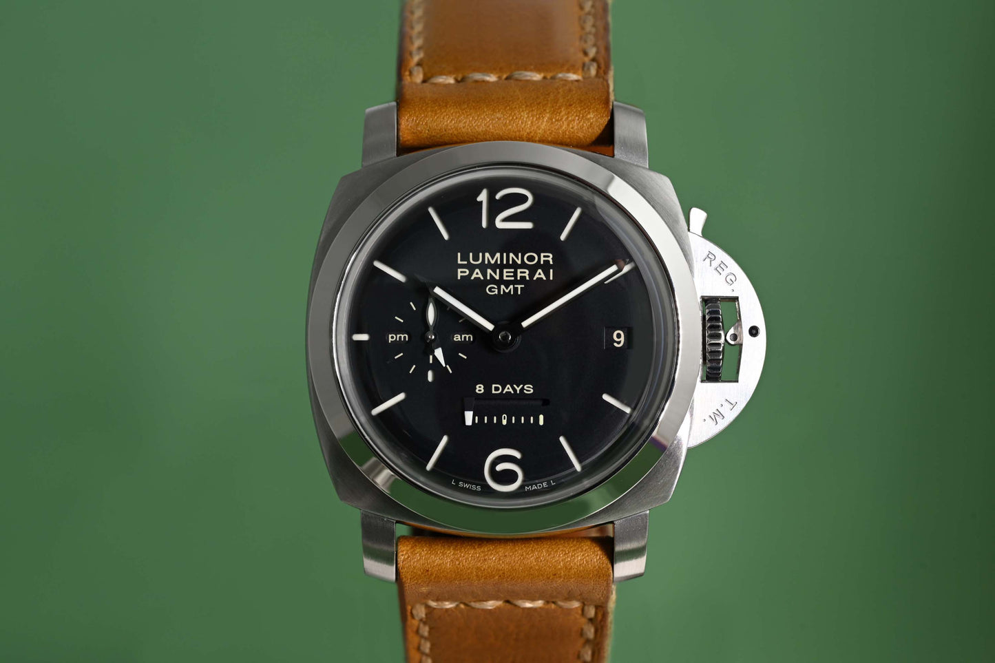 Panerai Luminor 1950 8 Days GMT - PAM00233 - Full Set
