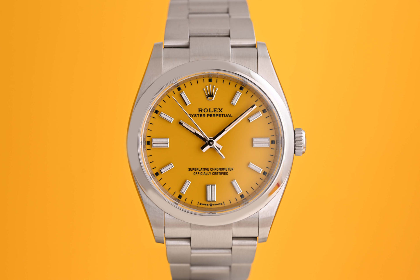 Rolex Oyster Perpetual 36mm 126000 - Full Set - Yellow - Like NEW
