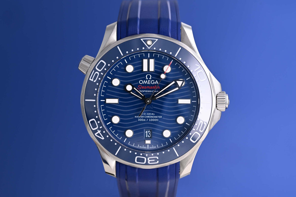 Omega Seamaster Diver 300M - Blue Dial - Full Set