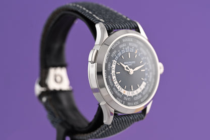 Patek Philippe World Time 5230P-001 Platin - Blue Dial - Full Set