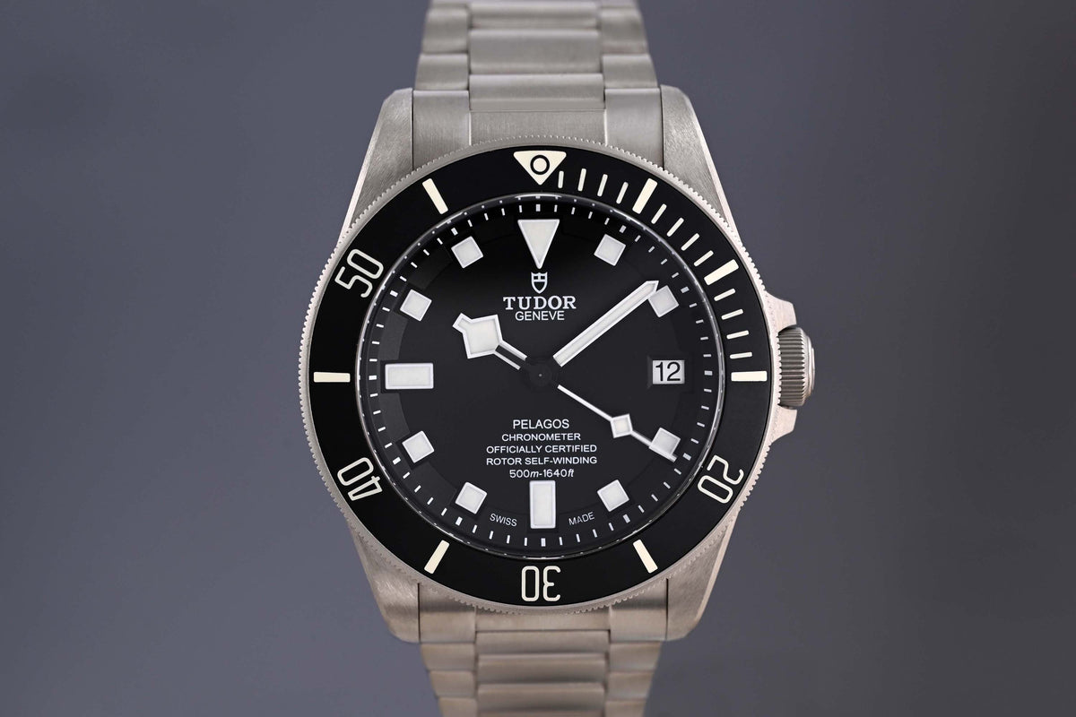 Tudor Pelagos - 25600TN  - Titanium - Black Dial - Full Set