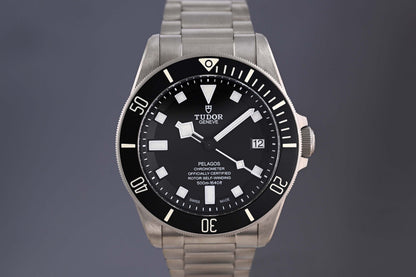 Tudor Pelagos - 25600TN  - Titanium - Black Dial - Full Set