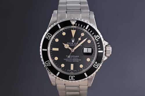 Rolex Submariner 16800 - Full Set - Matte Dial- 1982