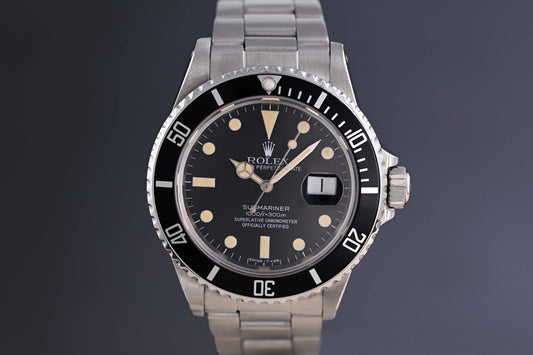 Rolex Submariner 16800 - Full Set - Matte Dial- 1982