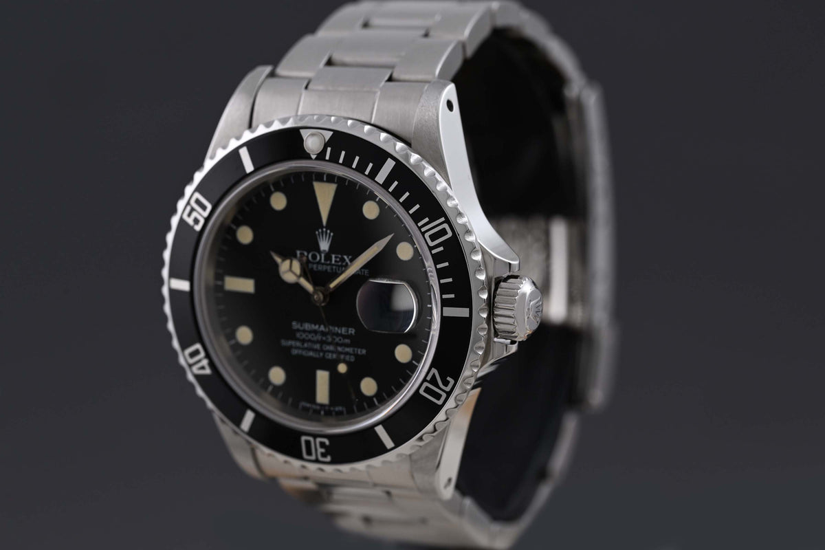 Rolex Submariner 16800 - Full Set - Matte Dial- 1982