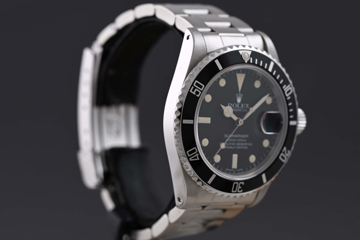 Rolex Submariner 16800 - Full Set - Matte Dial- 1982