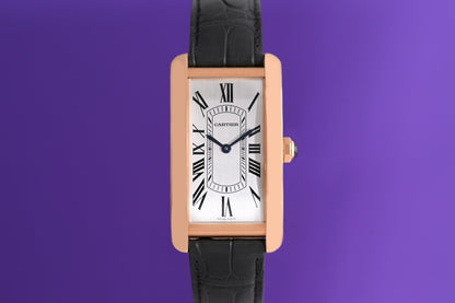 Cartier Tank Américaine 18k Rose Gold - Full Set - NEW
