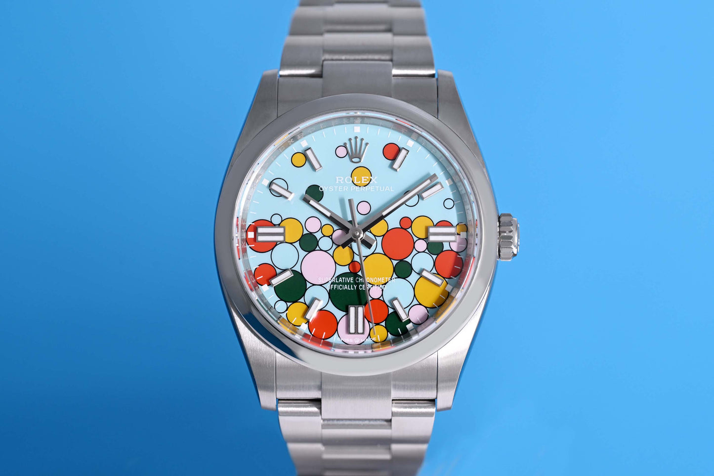 Rolex Oyster Perpetual 36 mm 126000 - Full Set - Celebration Dial - NEW