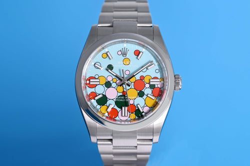 Rolex Oyster Perpetual 36 mm 126000 - Full Set - Celebration Dial - NEW