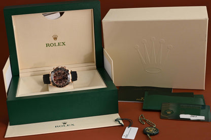 Rolex Daytona Rosegold 116515LN - Chocolate Dial - Full Set