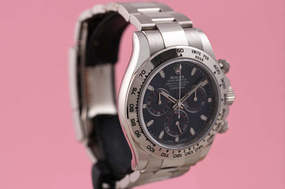 Rolex Daytona White Gold 116509 - Blue Dial - Full Set