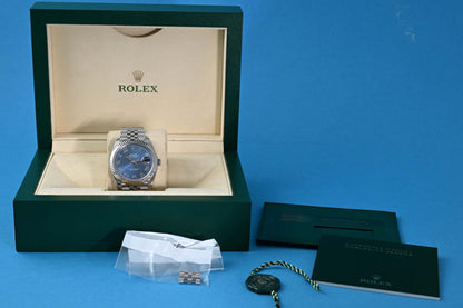 Rolex Datejust 41 - 126334 Blue Dial - Full Set
