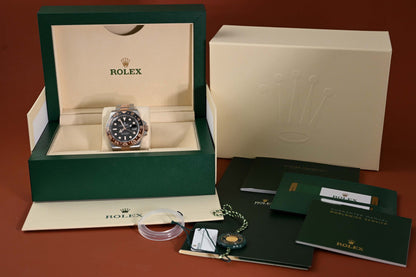 Rolex GMT Master II Rootbeer Stahl/Roségold - 126711CHNR - Full Set - LC100