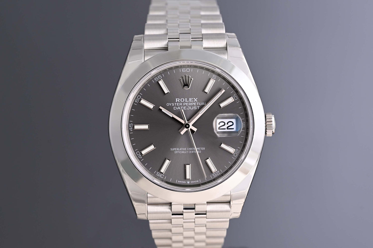 Rolex Datejust 41 - 126300 - Rhodium Dial - Full Set - NEW / Sticker