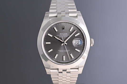 Rolex Datejust 41 - 126300 - Rhodium Dial - Full Set - NEW / Sticker