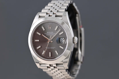 Rolex Datejust 41 - 126300 - Rhodium Dial - Full Set - NEW / Sticker