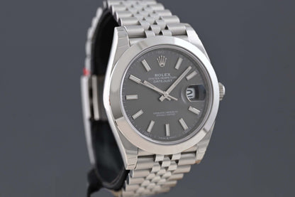 Rolex Datejust 41 - 126300 - Rhodium Dial - Full Set - NEW / Sticker