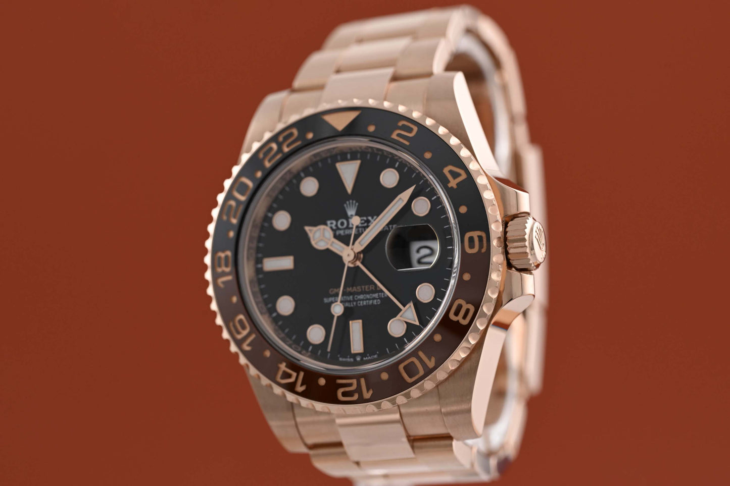 Rolex GMT Master II Roségold 126715CHNR - Full Set