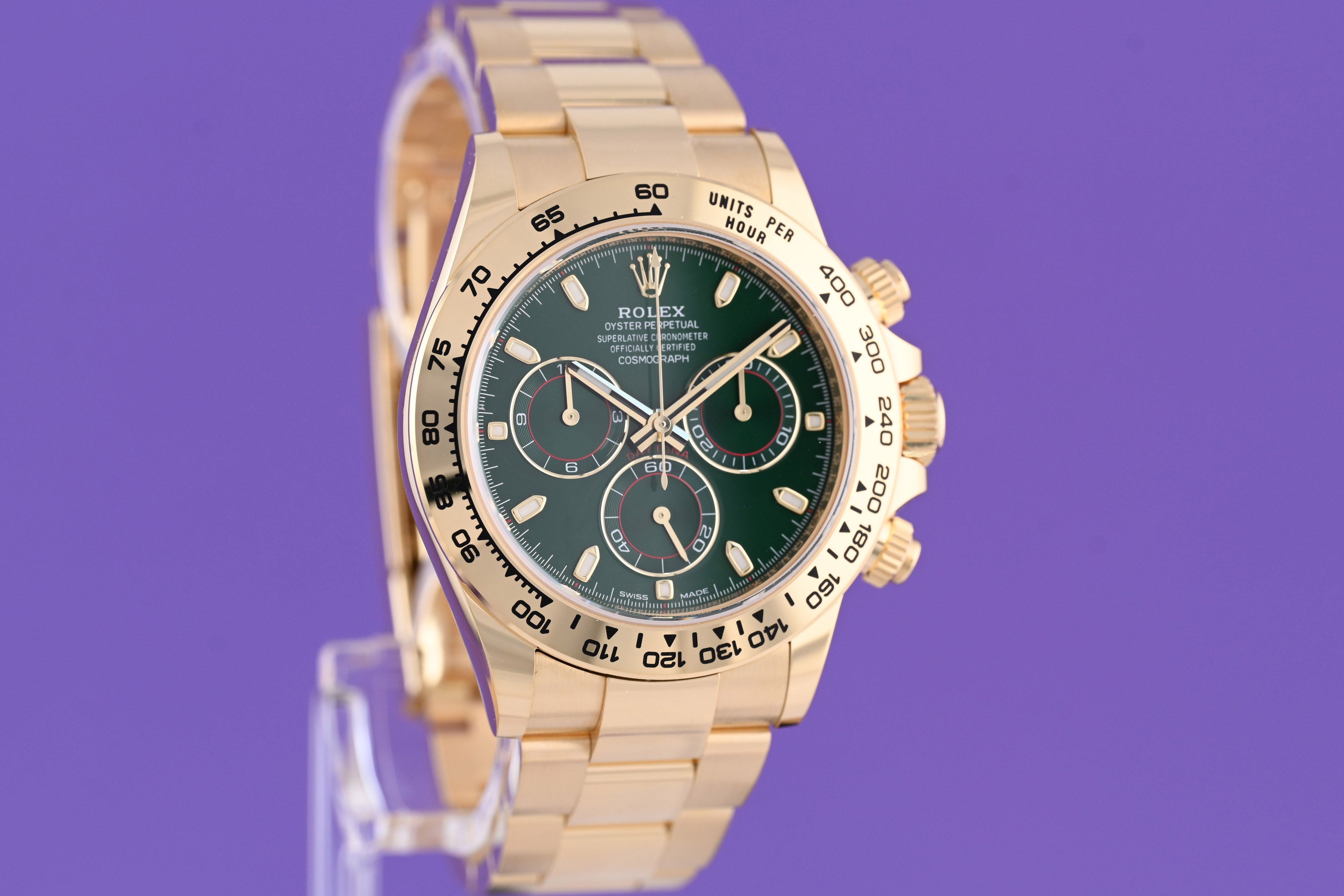 Rolex 116508 sale green dial