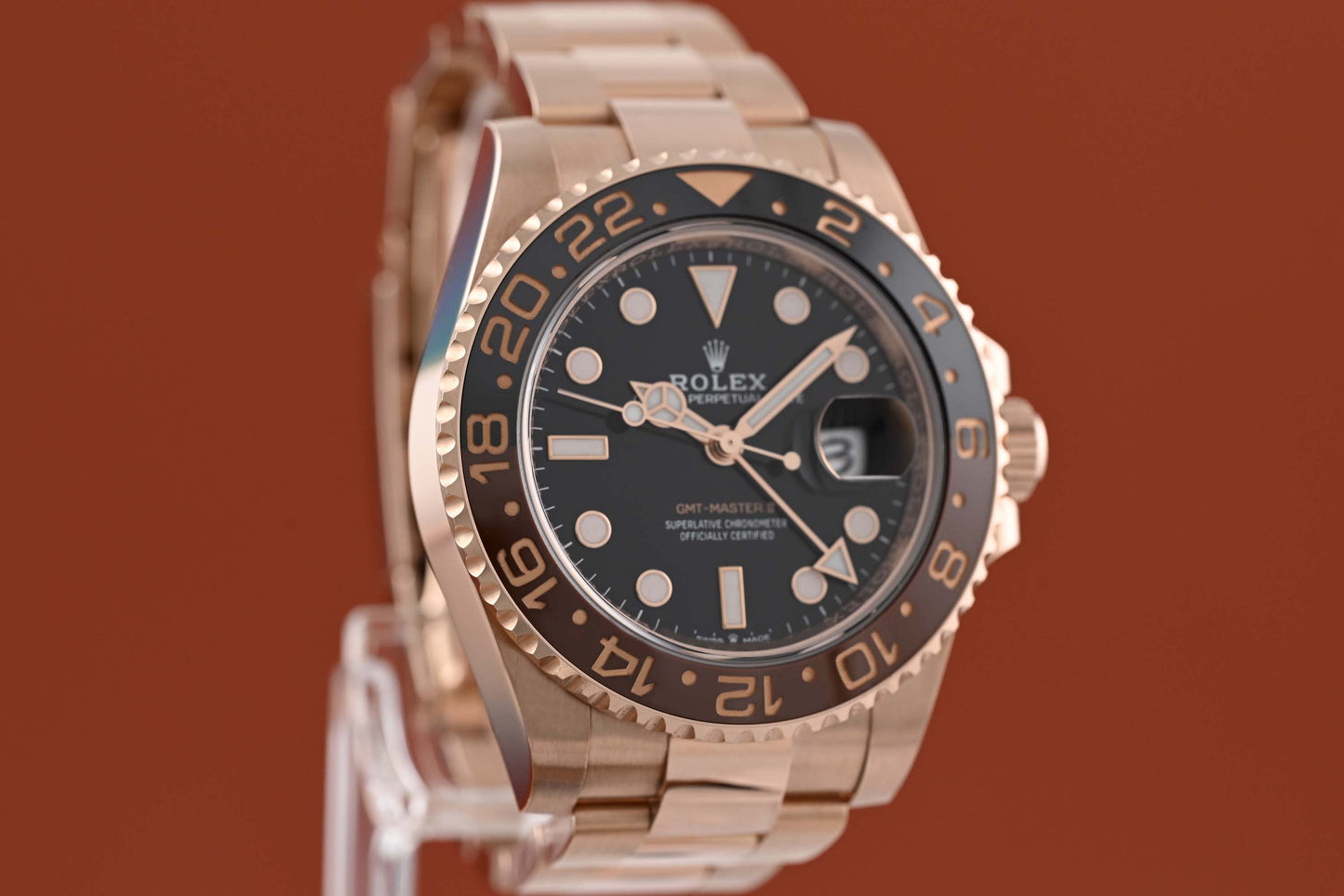Rolex GMT Master II Roségold 126715CHNR - Full Set