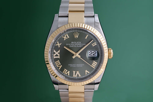 Rolex Datejust 36 - 126233 Green Dial - Full Set