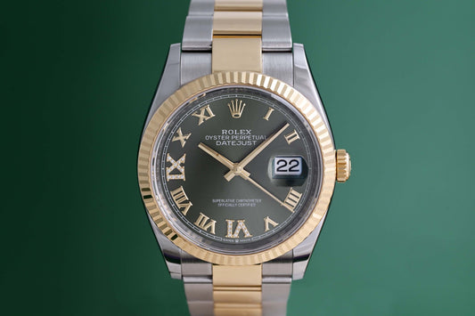Rolex Datejust 36 - 126233 Green Dial - Full Set