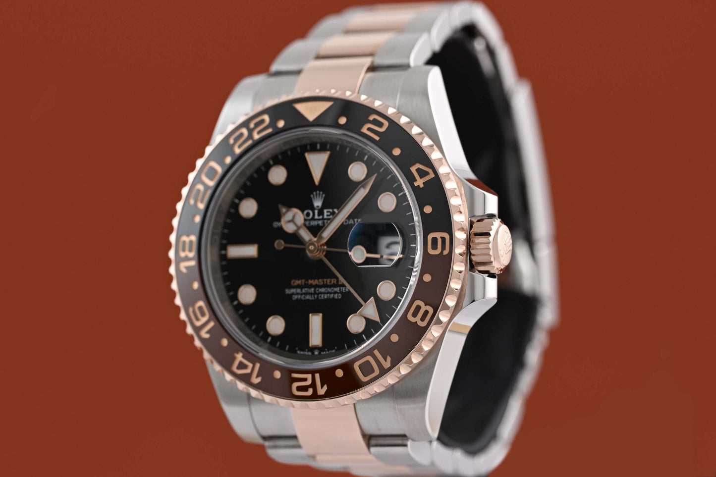 Rolex GMT Master II Rootbeer Stahl/Roségold - 126711CHNR - Full Set - LC100