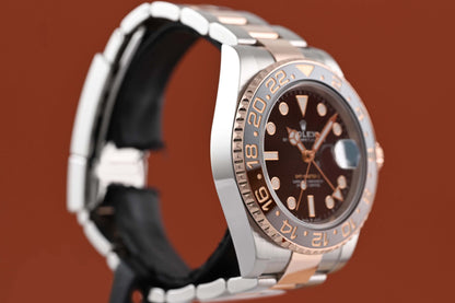 Rolex GMT Master II Rootbeer Stahl/Roségold - 126711CHNR - Full Set - LC100