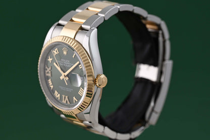 Rolex Datejust 36 - 126233 Green Dial - Full Set