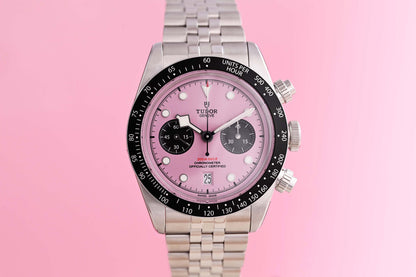 Tudor Black Bay Chronograph 79360N - Pink Dial "Inter Miami" - Full Set - NEW 2026