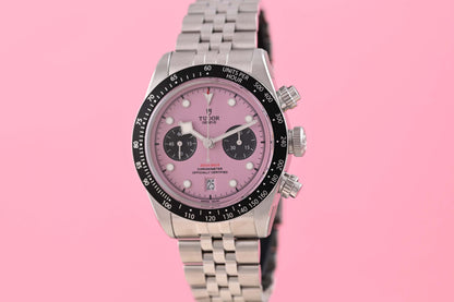 Tudor Black Bay Chronograph 79360N - Pink Dial "Inter Miami" - Full Set - NEW 2026