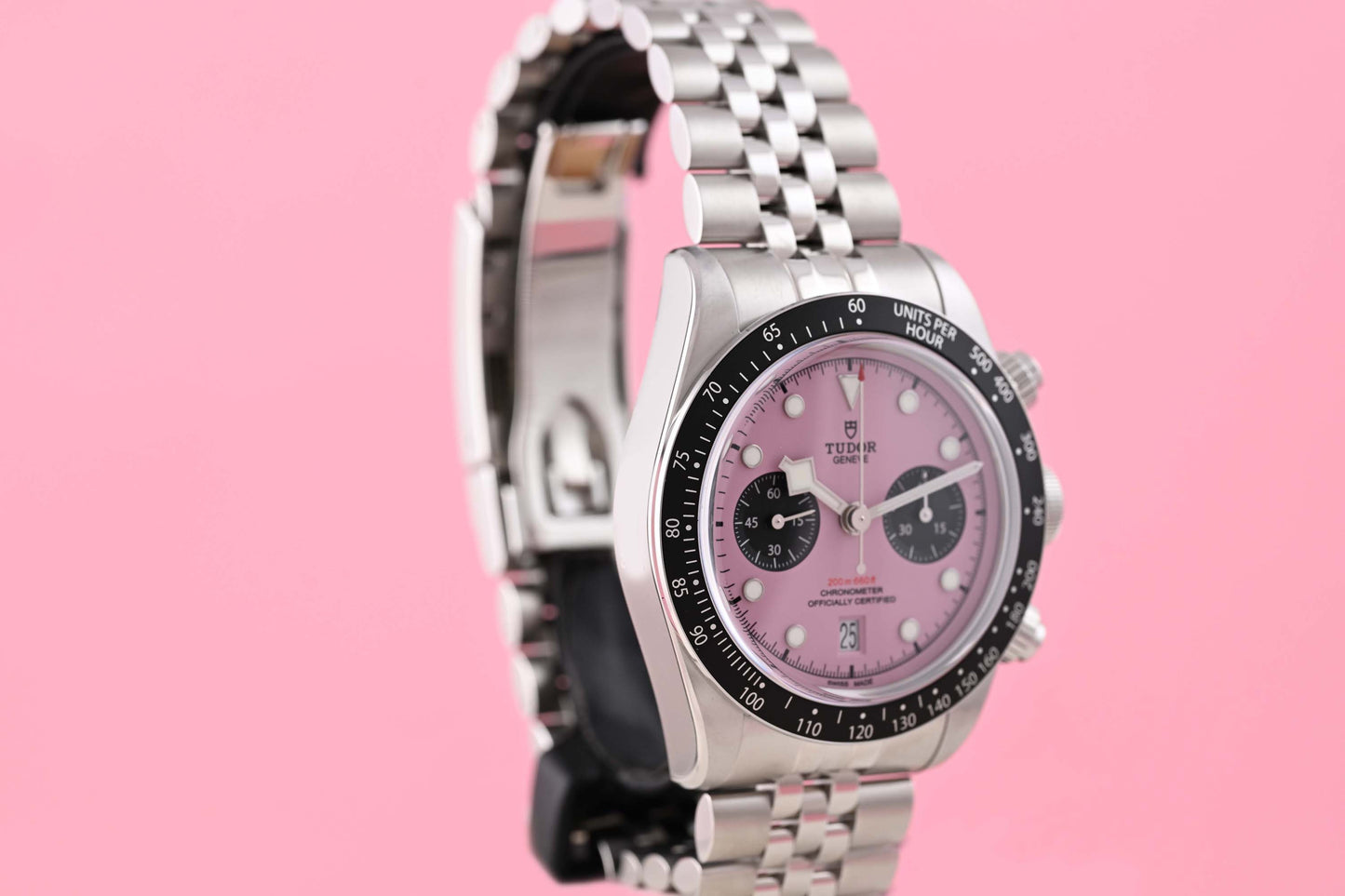 Tudor Black Bay Chronograph 79360N - Pink Dial "Inter Miami" - Full Set - NEW 2026
