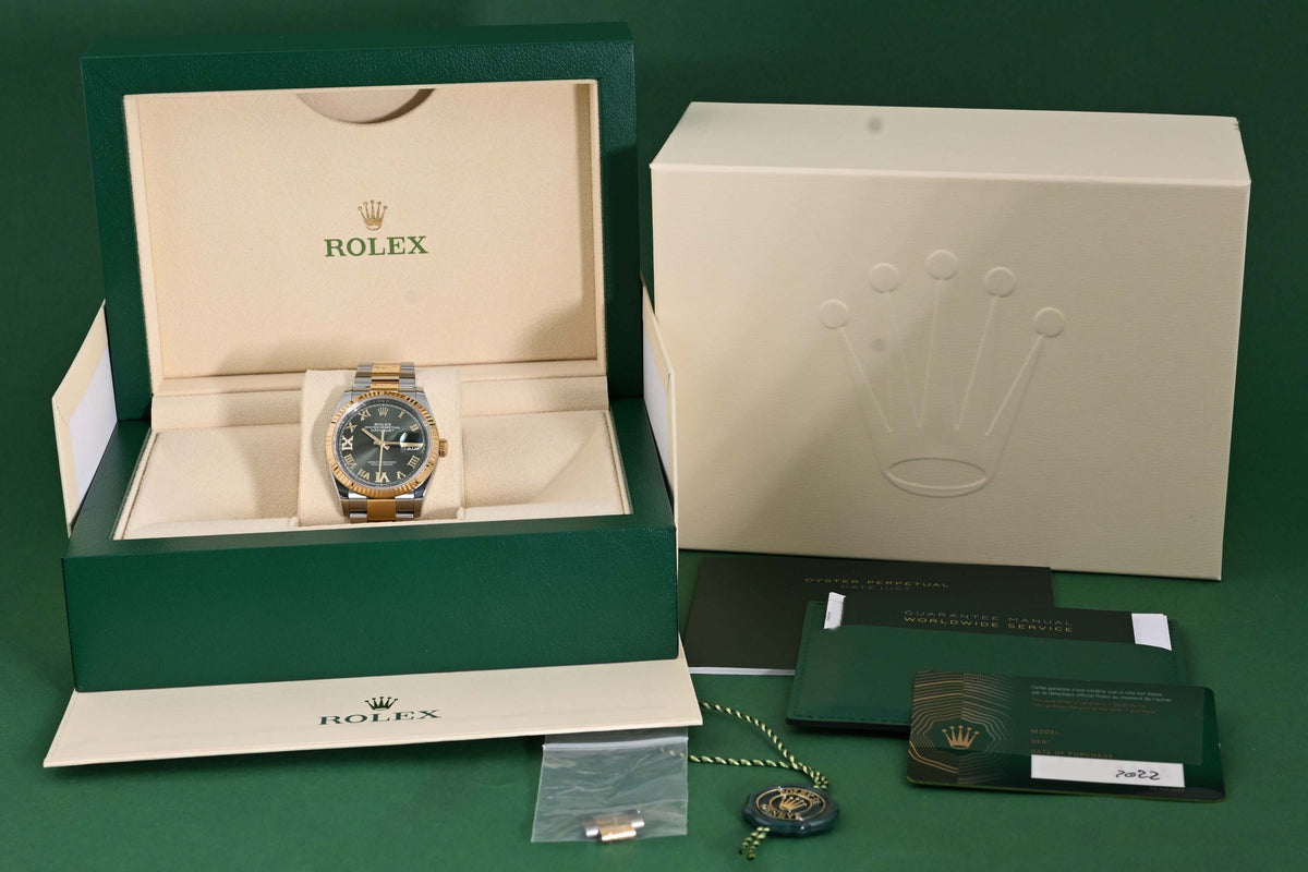 Rolex Datejust 36 - 126233 Green Dial - Full Set