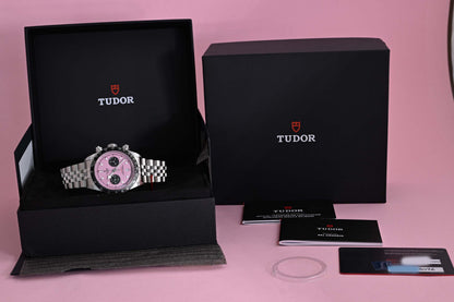 Tudor Black Bay Chronograph 79360N - Pink Dial "Inter Miami" - Full Set - NEW 2026