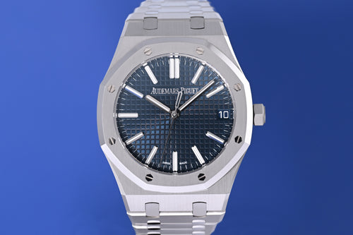 Audemars Piguet Royal Oak - Blue Dial - 15510ST - Full Set